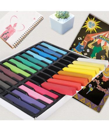 AUklOPVZZ Girl Temporary Hair Color Dyeing Chalk Hair-styling Dye Stick Performance Beauty Professional Hairdresser Barbershop 24 Colors Long - Buy Online on GoSupps.com