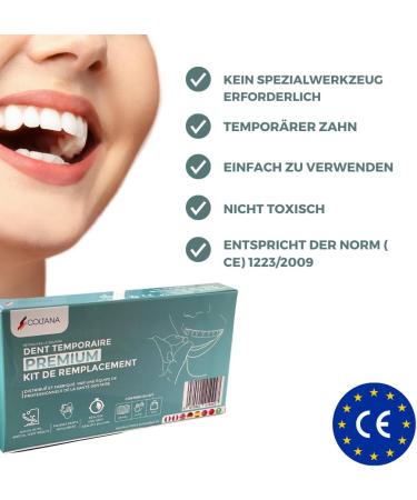Coltana Provisional Dentures - Temporary Dental Repair Set for Artificial Teeth & Cosmetic Solutions - Buy Online on GoSupps.com