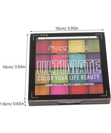 FOMIYES 16 Eyeshadow Palette Matte Eyeshadow Eye Shadow Makeup Eyeshadow Glitter Eyeshadow Face Paints Pink - Buy Online on GoSupps.com