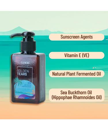 Travel Size Tanning Oil 150ML - Fast Darkening Formula with Seabuckthorn & Natural Ingredients for a Gorgeous Bronze Glow - Buy Online on GoSupps.com