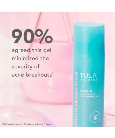 TULA Skin Care Acne Clearing Gel | Salicylic Acid Treatment for Breakouts & Brightening Marks | 1 fl. oz - Buy Online on GoSupps.com