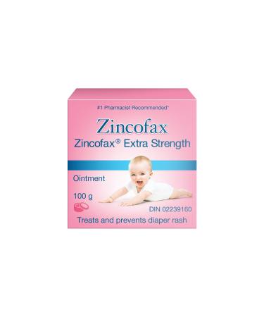 ZINCOFAX 'EXTRA STRENGTH' Ointment for Treatment  Healing and Prevention of SEVERE DIAPER RASH 100 g
