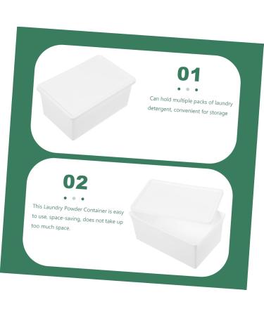 NOLITOY Box Sheet Laundry Storage Box Plastic Drawers Organization Bucket Fragrant Chic 16.8X11X7.5CM White - Buy Online on GoSupps.com