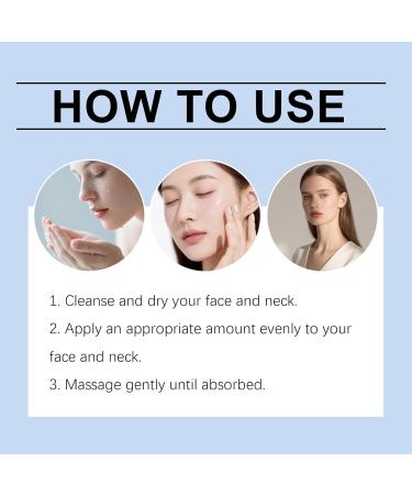  QPJUVC Instant Face Lift Serum with Peptides & Hyaluronic Acid - Temporary Firming Cream for Face and Neck - Reduces Fine Lines Fine Lines Under Eye Bags (2) - Buy Online on GoSupps.com