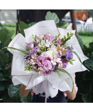 BBJ WRAPS Waterproof Floral Wrapping Paper - 20 Sheets Pink | Korean Florist Supplies - Buy Online on GoSupps.com