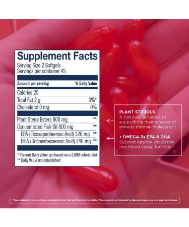 Wiley's Finest Wild Alaskan Fish Oil - Cholesterol Support 90 Softgels | Omega-3 Health - Buy Online on GoSupps.com
