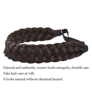 Chunky Plaited Braided Headband - Multicolor Thick Synthetic Hairpiece for Women - Buy Online on GoSupps.com