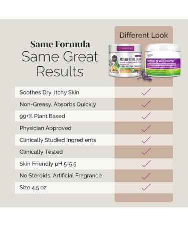 Puriya Hydrating Soothing Moisturizer with Honey & Shea Butter - For Dry, Irritated Skin - Plant Based Mother of All Creams - Light Peppermint - 4.5 oz - Buy Online on GoSupps.com