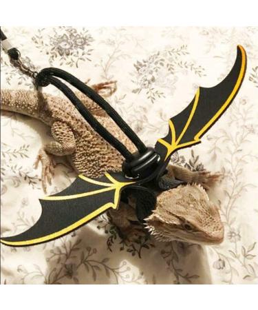 Bearded Dragon Lizard Leash Harness - 3 Size Pack Lizard Wing Traction Harness Leash for Lizard Reptiles Amphibians Small Pet Small/Medium/Large - Buy Online on GoSupps.com