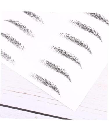 Balacoo 4 Sheets Pairs Black Stickers Adhesive Eyebrow Template Eyebrow Stickers Cosmetic The Lazy 6d - Buy Online on GoSupps.com