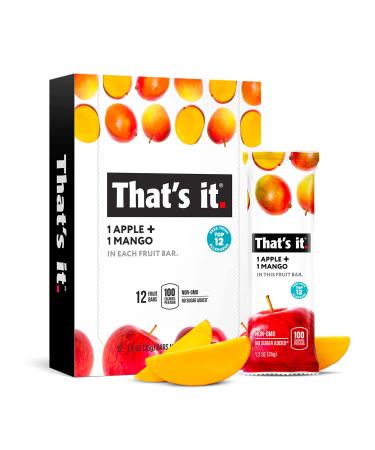 Plant-Based Fruit Bars Variety Pack - 48 Count | Strawberry, Blueberry, Mango & Cherry Flavors | Vegan, Gluten-Free, No Added Sugar | Top 12 Allergen-Free - Buy Online on GoSupps.com