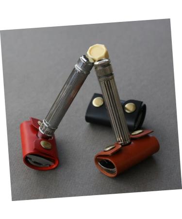 FRCOLOR 12 Pcs Shaver Case - Safety Razor Sleeve for Men | Synthetic Leather Travel Shaving Set - Buy Online on GoSupps.com