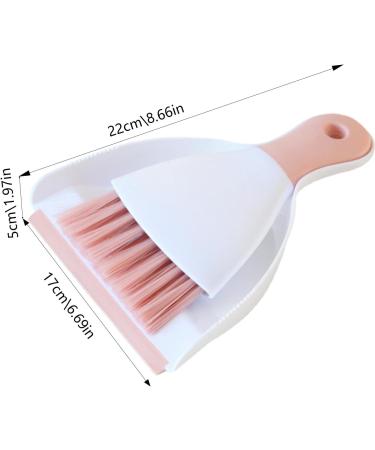 Broom and Dustpan Set | Cleaning Brush Dustpan Combo Set Desktop Handheld Cleaning Small Dustpan for Kitchen Home Study Room Bathroom - Buy Online on GoSupps.com