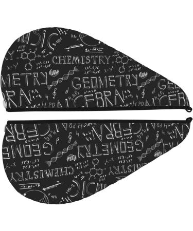 Buy Hair Towel Wrap - Quick Drying Towel Turban with Button - Black Hair Drying Head Towel - Buy Online on GoSupps.com