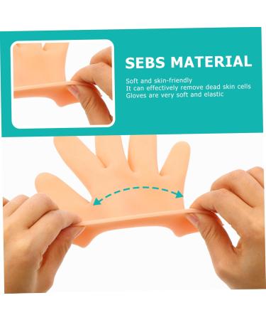 Healeved 2 Pairs Moisturizing Gloves Anti- Cracking Mitten Moisturizing Gel Mittens Exfoliate Glove Whitening Gloves Dry Skin Care Gloves Nourishing Grade Sebs Hand Cream Fingerless Women's - Buy Online on GoSupps.com