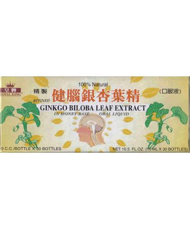 Royal King Ginkgo Biloba Leaf Extract 10ml X 30 Bottles