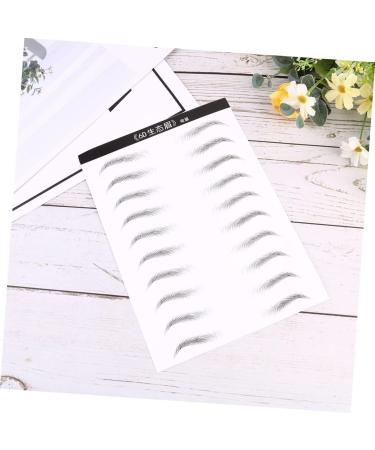 Mikinona 2 Sheets Black Stickers 4d Imitation Eyebrow Tattoos Brow Tatoo Transfer Stickers 3d Tool Artificial - Buy Online on GoSupps.com