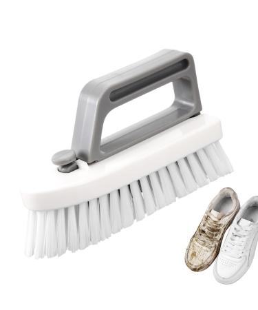 Scrubbing Brush - Scrub Brush for Cleaning | Household Cleaning Tool with Handle | Crevice Cleaning Brush | Hard Bristle Brush for Shower | Household Cleaning Brush for Indoor Carpet Bathroom Bathtub