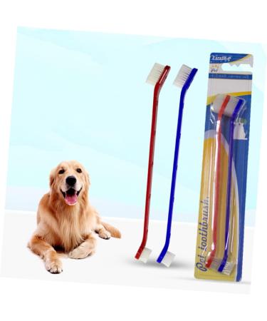 Beavorty 2pcs set with Dog Handles Double and Bristles Long Super for Sided Canine Cats 1 count (Pack of 1) As Shown - Buy Online on GoSupps.com