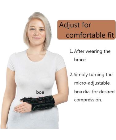Advanced Boa Technology Thumb & Wrist Spica Splint | Arthritis Tendonitis Carpal Tunnel Relief | Small Left Hand Brace | International Shipping - Buy Online on GoSupps.com