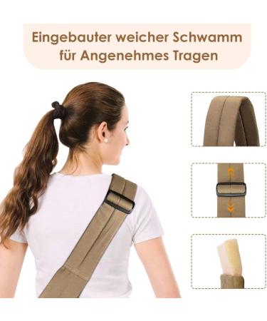 Slowton Dog Carrier Bag - Waterproof Adjustable Pet Tote for Outdoor Excursions (Brown L) - Ideal for Dogs 4.1-6.8kg - Buy Online on GoSupps.com