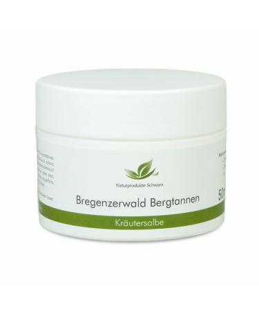 Naturprodukte Schwarz - Bregenzerwald Bergtannen - Herbal ointment with eucalyptus & peppermint 50ml