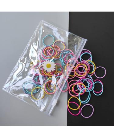 300PCS Multicolor Baby Toddler Hair Ties | Elastic Hair Bands for Kids | No Crease Ponytail Holders | Gentle on Hair | Mixed Color Set - Buy Online on GoSupps.com