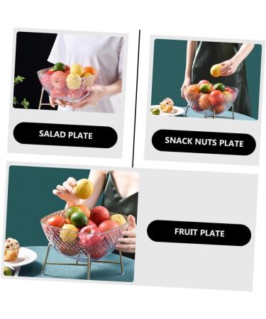 Zerodeko 1pc Snacks Serving Fashion Plate Container Chic Tray Snack Holding Practical Fruit Household - Buy Online on GoSupps.com