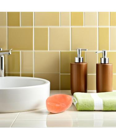  MUSISALY 2 Pieces Leaf-Shaped Stones Body Scrub Deodorant Pink Crystal Soap Hand-Carved Salt Salt Massage Stones Polished Salt Stone Exfoliating Stone Skin Exfoliating Orange - Buy Online on GoSupps.com