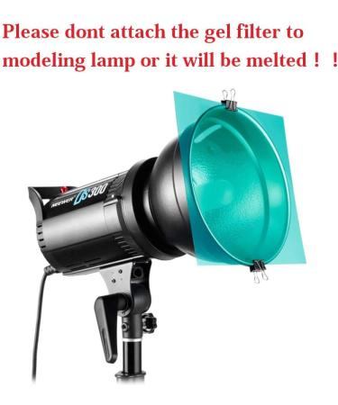 Sakolla 8-Piece Transparent Color Correction Lighting Gel Filter Set - 8.5x11 Inch Plastic Sheets in 8 Assorted Colors - Buy Online on GoSupps.com