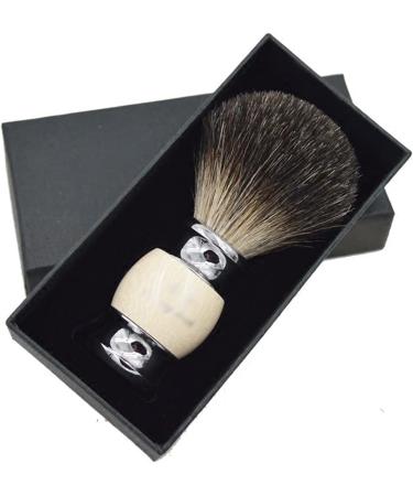 AnSafe Handmade Shaving Brush - High Quality Soft Synthetic Fiber for Easy Wet Shaving | Portable & Lightweight Beard Foam Brush for Men - Buy Online on GoSupps.com