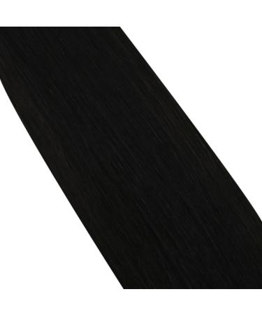 Moresoo 24 Inch Natural Black Tape in Human Hair Extensions - 20 Pieces/50g #1B - Buy Online on GoSupps.com