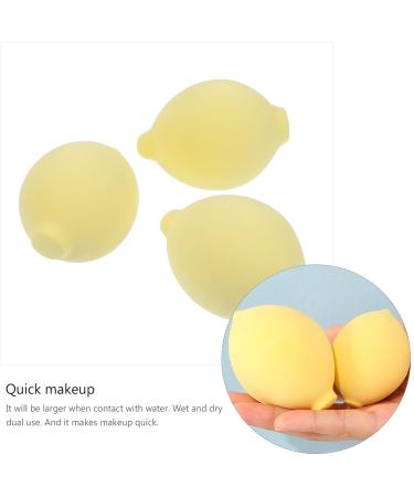 Uonlytech Fruit Shape Blending Sponge - Yellow Makeup Egg Tool for Women & Girls | Optimal Beauty Application - Buy Online on GoSupps.com
