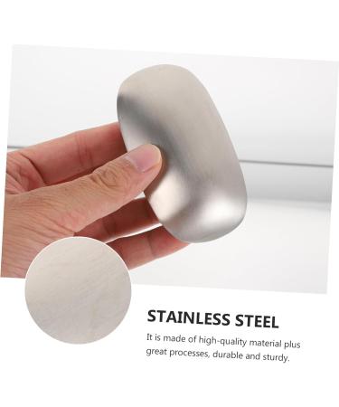 1pc Deodorant Soap Onion Absorber Soap Odor Absorber Soap Metal Garlic Soap Metal Soap Bar Fish Smell Remover Soap Metal Soap for Garlic Smell Tool Absorbent Square Stainless Steel - Buy Online on GoSupps.com