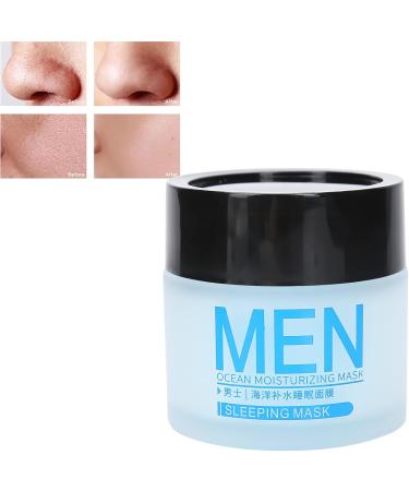Qukaim Moisturizing Sleeping Mask Men's Moisturizing Facial Mask 70g Hydrating Wash-Free Skincare Sleep Mask - Buy Online on GoSupps.com