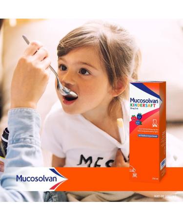 MUCOSOLVAN Children's Syrup 30 mg/5 ml | Cough Expectorant with Ambroxol 100 ml | International Shipping Available - Buy Online on GoSupps.com
