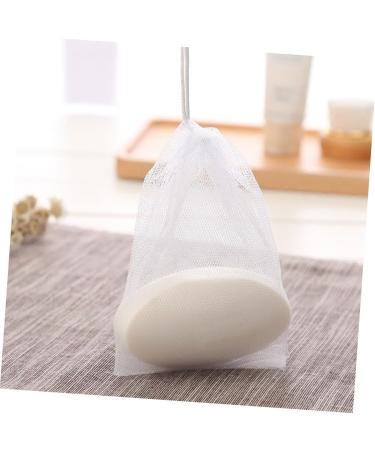 Baluue 50pcs Soap Bag Foam Net Drying Soap Bag Soap Drawstring Pouch Foaming Nets Soap Mesh White or - Buy Online on GoSupps.com