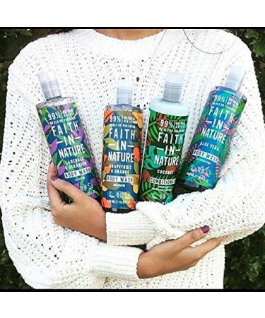 Buy Faith In Nature Coconut Shower Gel & Foam Bath - 13.5 Oz | Natural & Vegan Skincare | International Shipping Available - Buy Online on GoSupps.com