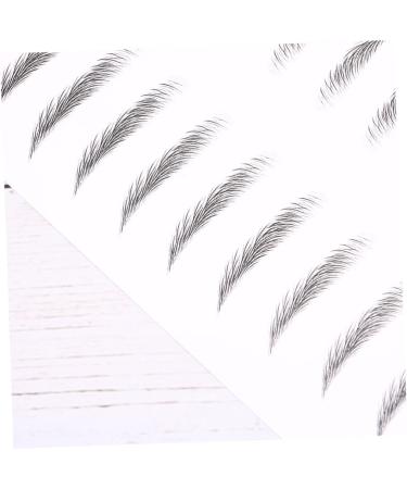 FOMIYES 6 Sheets Pairs Black Makeup Hair- Eyebrows Artificial Eyebrow Patch Eyebrow Stickers 6d Disposable - Buy Online on GoSupps.com