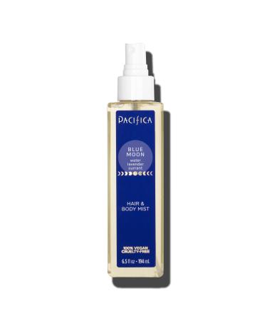 Pacifica Hair Perfume & Body Fragrance Spray Mist - Blue Moon with Lavender & Currant Alcohol-Free Vegan & Cruelty-Free 6.5 oz Blue Moon 6.5 Fl Oz (Pack of 1)