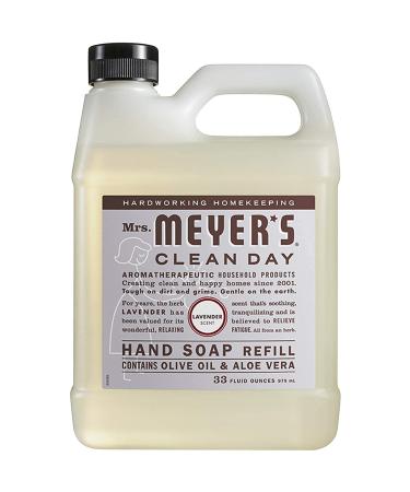 Mrs. MEYER'S CLEAN DAY Liquid Hand Soap Refill Lavender (33 Fl Oz (Pack of 8) - Buy Online on GoSupps.com
