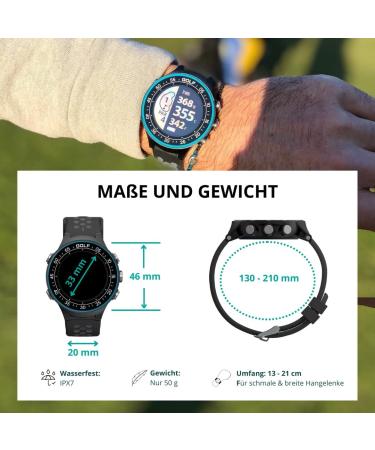 Buy Rocketgolf Par 4 GPS Golf Clock - 38 000+ Courses Distance Measuring & Pedometer - Free Updates - Buy Online on GoSupps.com