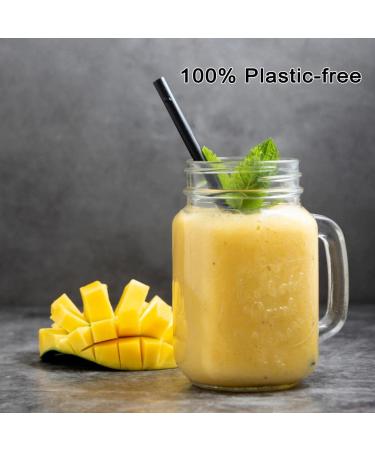 200 Count 100% Compostable Plant-Based PLA Straws-KTOB Biodegradable Black Cocktail Drinking Plasticless Straws-Eco Friendly Plastic Bar Straws Black 200 Count (Pack of 1) - Buy Online on GoSupps.com