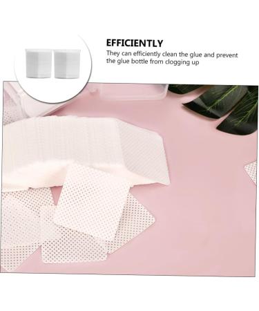 Healeved 2 Boxes Cleaning Pads Glue Wiping Pads Lash Extension Glue Wipes Nail Polish Remover Cleaning Cotton Pad Nail Art Cleaning Tool Glue Cleansing Pads Nail Clean Wipe Cotton Pads - Buy Online on GoSupps.com