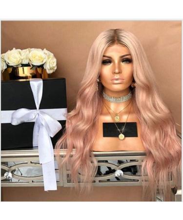 BGHJUE African Pink Long Roll Synthetic Hair Wig for Black Women - Heat Resistant Stylish & Durable - Buy Online on GoSupps.com
