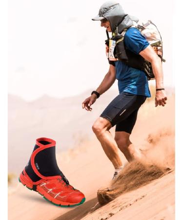 TRIWONDER Waterproof Hiking Gaiters - RedBlack Large | 1 Pair | Outdoor Gaiters for Men and Women - Buy Online on GoSupps.com