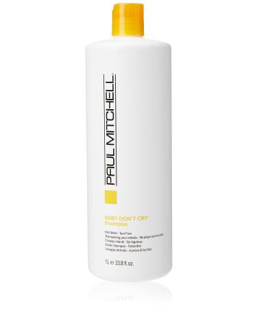 Paul Mitchell Baby Dont Cry Shampoo, Kids Wash, Tear Free, For All Hair Types 33.8 Ounce