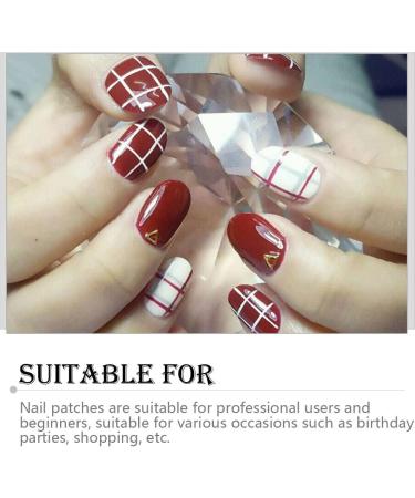 dijiusidy Nail Art Stickers Self-Adhesive Fingernail Decal with Strap Glue DIY Art Decor Full Cover Manicure Kits for Women Girls YMX211 - Buy Online on GoSupps.com