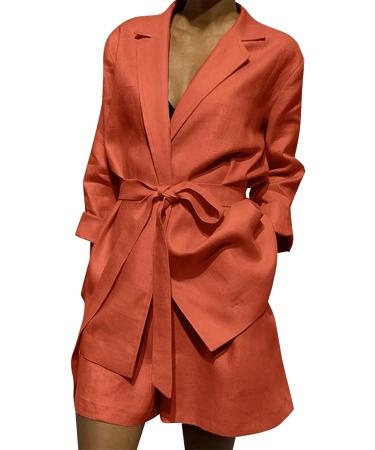 2 Piece Outfits for Women UK Sale Clearance Plus Size Blazer Jacket Pencil Trouser Pants Suit Set Pockets Casual Ladies Business Blazer Set 1029-sasnx-red-b 4XL - Buy Online on GoSupps.com