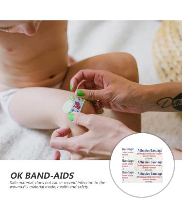 EXCEART 100pcs Ok Aftercare Hemostasis Dressing Tape - Durable Band Aid Film for Children & Household Use - Buy Online on GoSupps.com